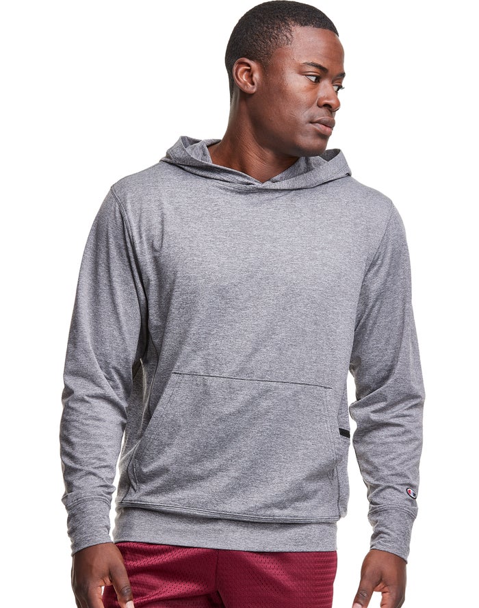 Sudadera Con Capucha Champion Hombre - City Sport Reflective Script Logo ( Gris ) 7863052-GO